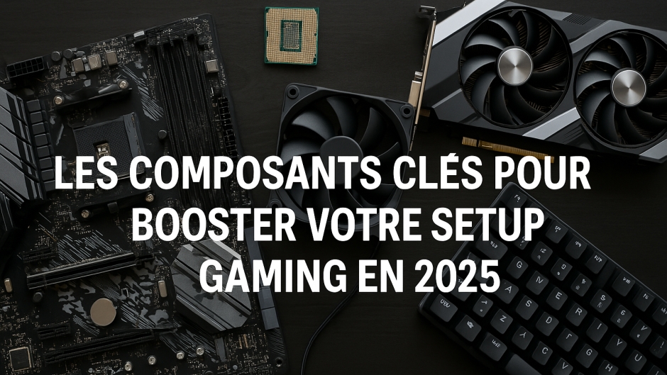 Les composants clés pour booster votre setup gaming en 2025