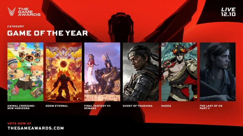 Game Awards 2020 : quel sera le jeu de l'année ?