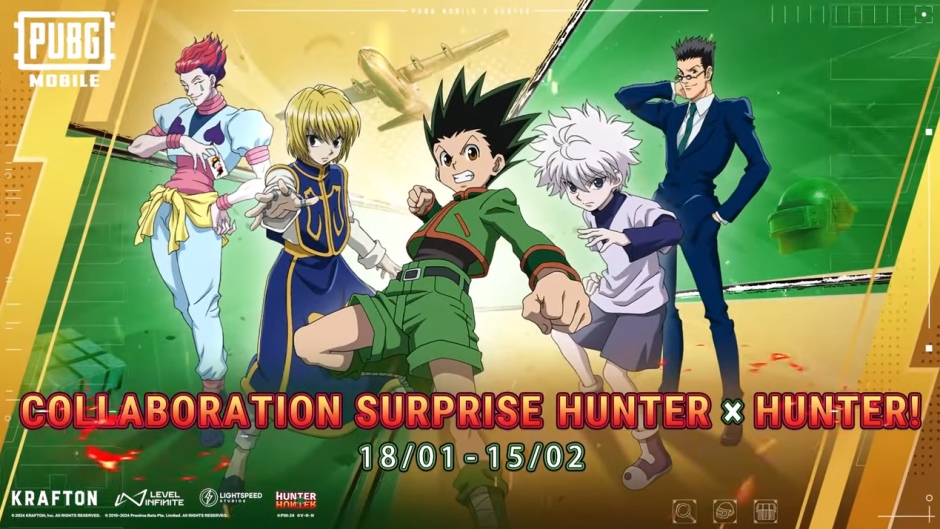 Hunter x Hunter : la première collaboration avec PUBG Mobile 2024